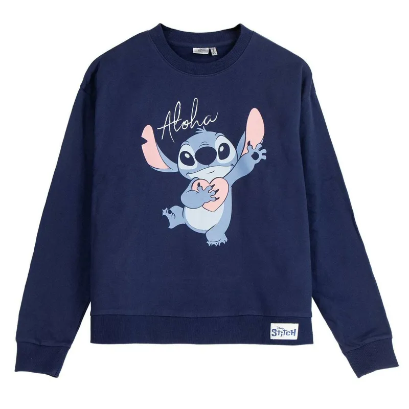 Sieviešu Sporta Krekls bez Kapuča Stitch Tumši zils