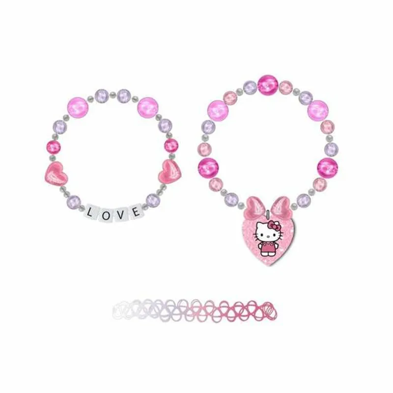 Tytön ranneke Hello Kitty Fuksia 3 Kappaletta
