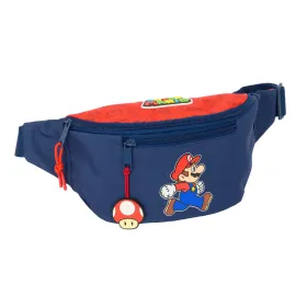 Сумка на пояс Super Mario Trick Красный Темно-синий 23 x 12 x 9 cm