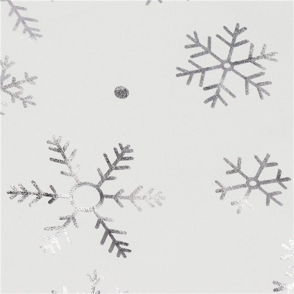 Joulupöytäliina Springos CA1220, 183x35 cm, valkoinen, lumihiutalekuvio