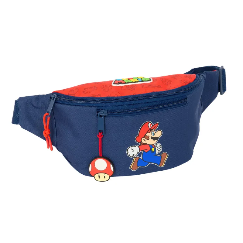 Diržo kišenė Super Mario Trick Raudona Tamsiai mėlyna 23 x 12 x 9 cm