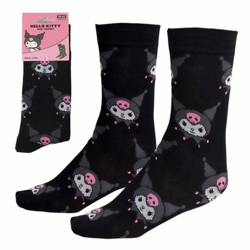 Zeķes Hello Kitty Kuromi  black 36-43
