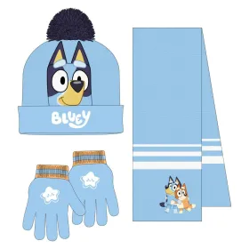 Шапка с перчатками Bluey Светло Синий