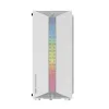 Darkflash DK151 LED computer case (white) + 3 RGB fans