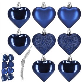 Christmas tree decoration set Springos CA1158, 8 pcs, 7 cm