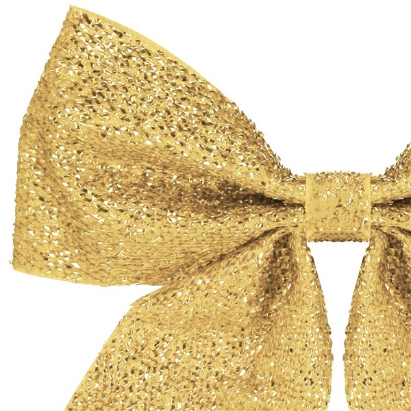 Christmas bow for the tree Springos CA 1297 30 cm gold