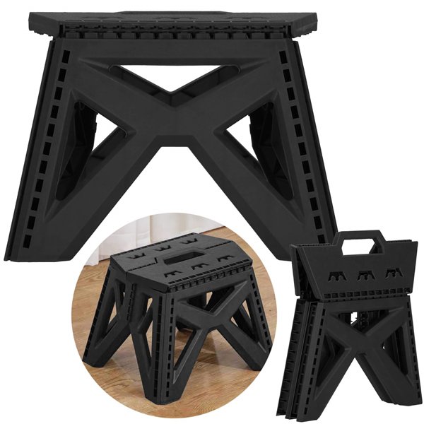 Kokkupandav taburet, must