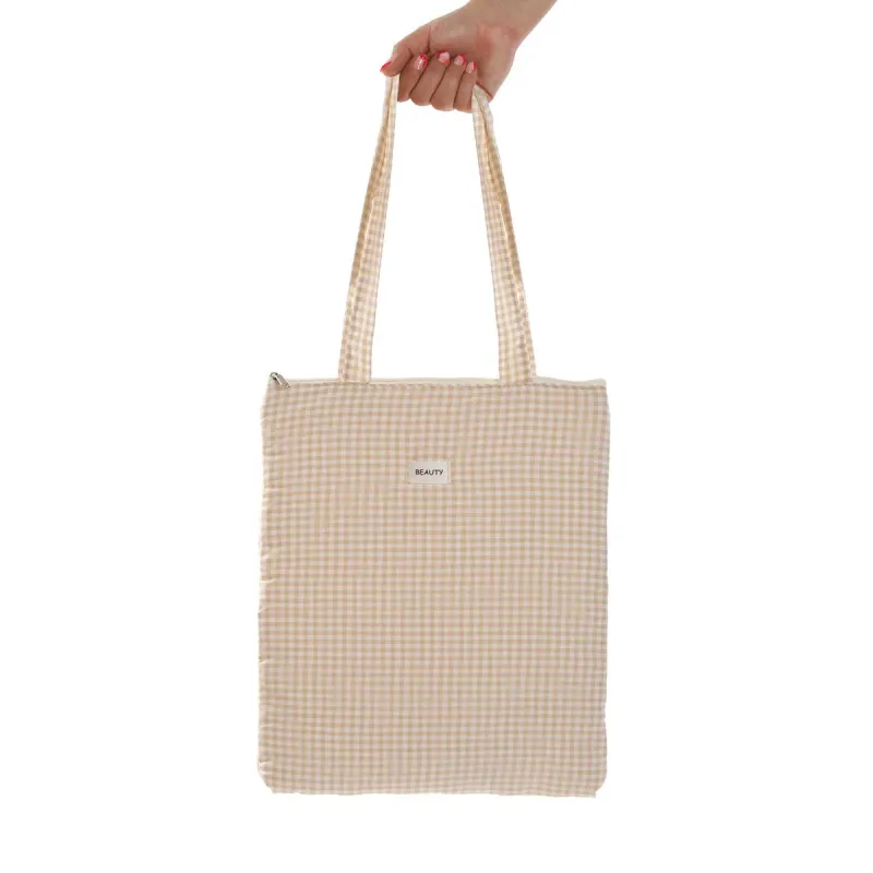 Sieviešu Rokassoma Versa Vichy Bēšs 40 x 33 cm