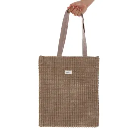 Moteriška Rankinė Versa Corduroy Chaki spalva 40 x 33 cm
