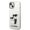 Karl Lagerfeld IML Glitter NFT Karl & Choupette - Case for iPhone 14 Plus (Clear)
