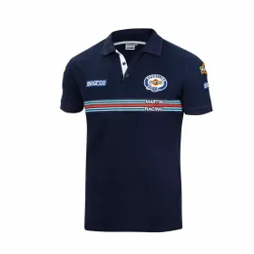 Lyhythihainen poolopaita Sparco MARTINI-R L Laivastonsininen