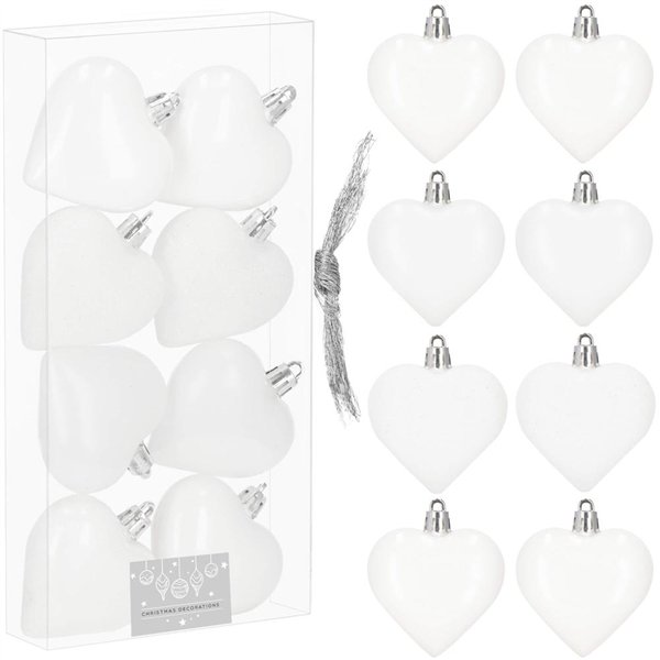 Ziemassvētku eglītes rotājumu komplekts Springos CA1154, 8 gab.