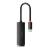 Baseus Lite Series USB-C to RJ45 network adapter, 100Mbps (black)