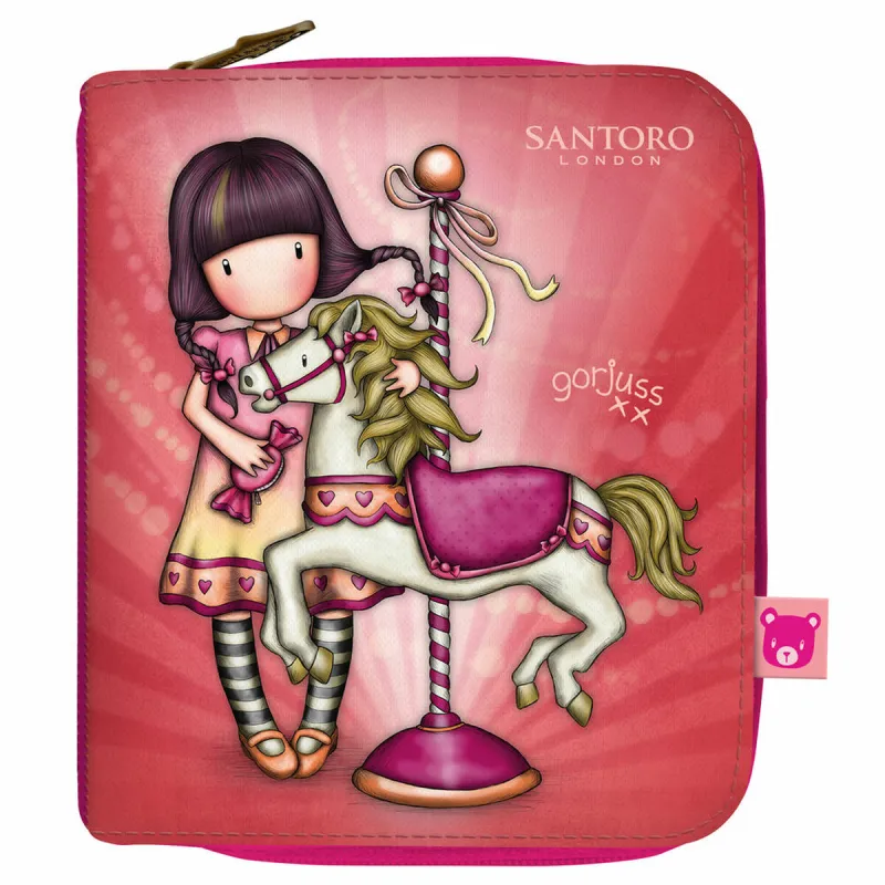 Portfellid Gorjuss Carousel Lõheroosa 10 x 12 x 3 cm