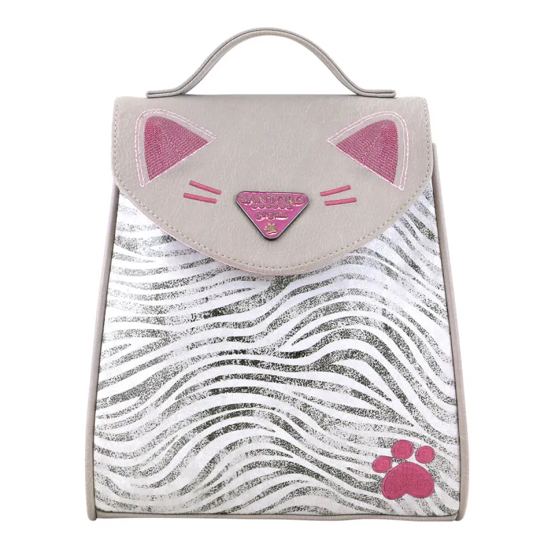 Rento reppu Gorjuss Ruby wild Harmaa (23 x 11 x 27 cm)