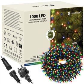 Springos CL1009 Christmas lights, 1000 LED