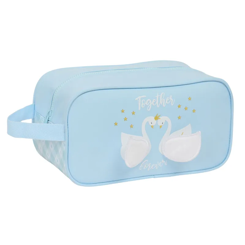 Reisi Sussihoidik Glow Lab Cisnes Helesinine 29 x 15 x 14 cm