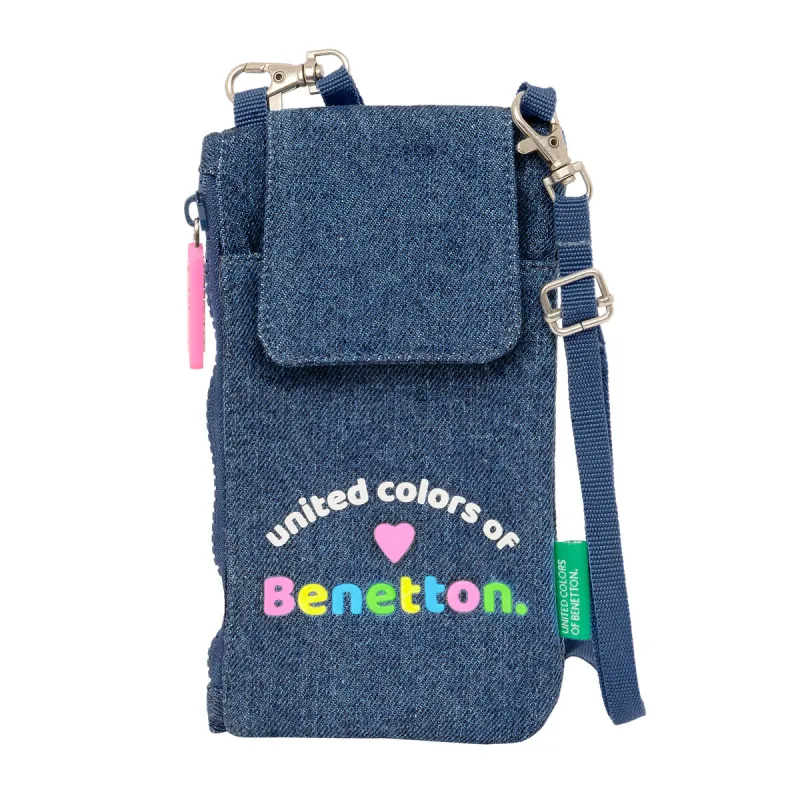 Somiņa Benetton Denim Mobilā soma Zils
