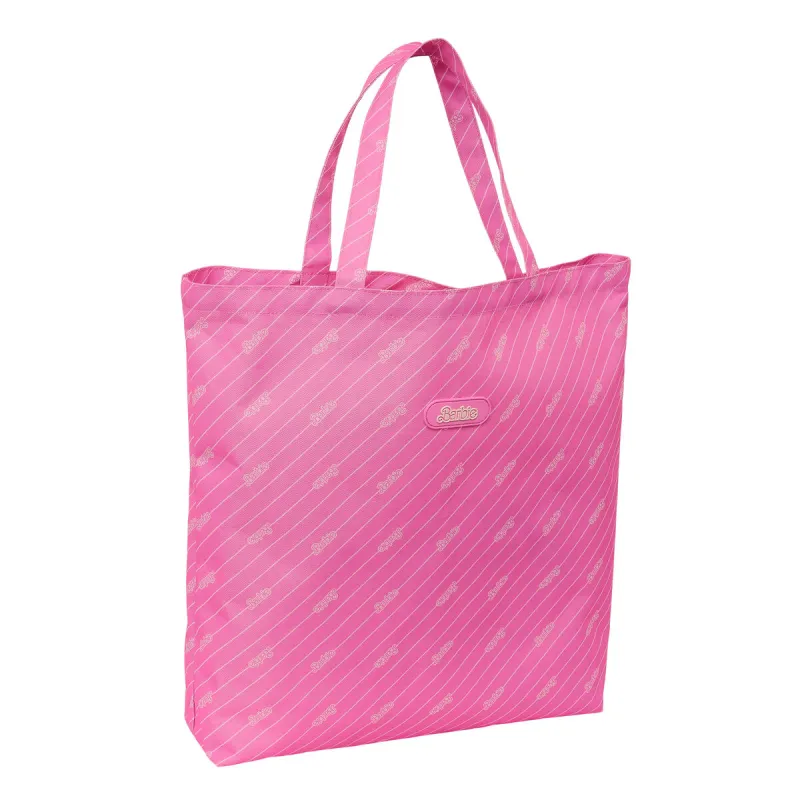 Moteriška Rankinė Barbie Logomania Rožinė 50 x 45 x 10 cm