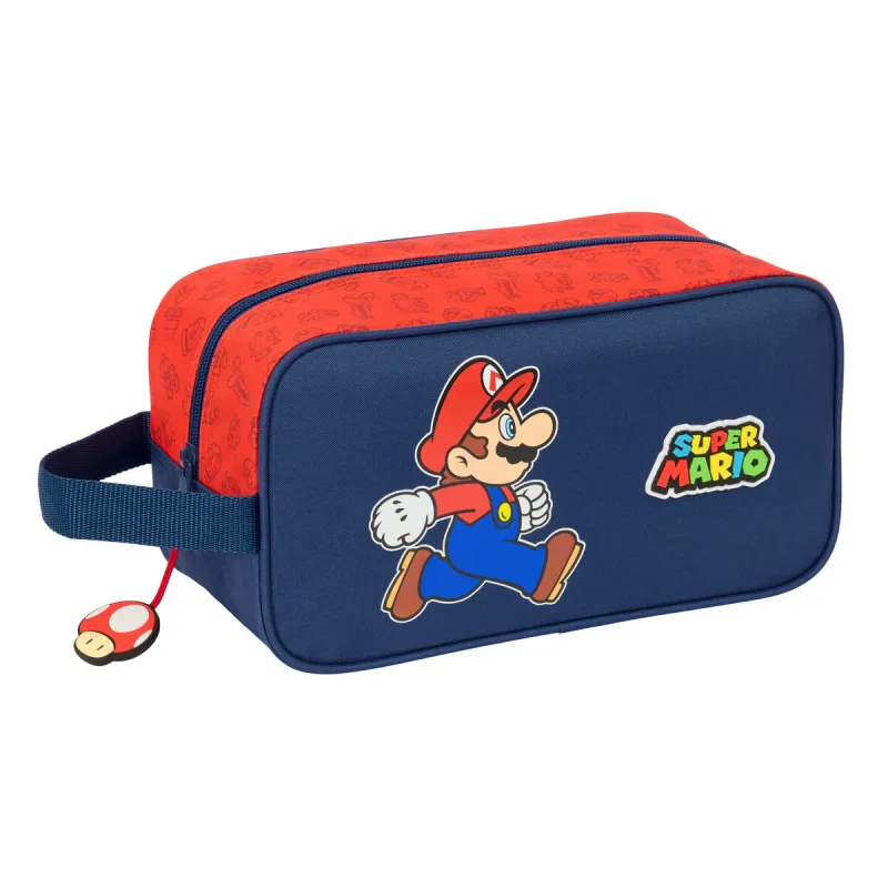 Ceļojuma Čību Turētājs Super Mario Trick Sarkans Tumši zils 29 x 15 x 14 cm