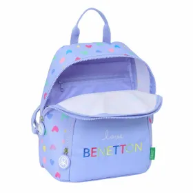 Повседневный рюкзак Benetton Lila Лиловый 25 x 30 x 13 cm