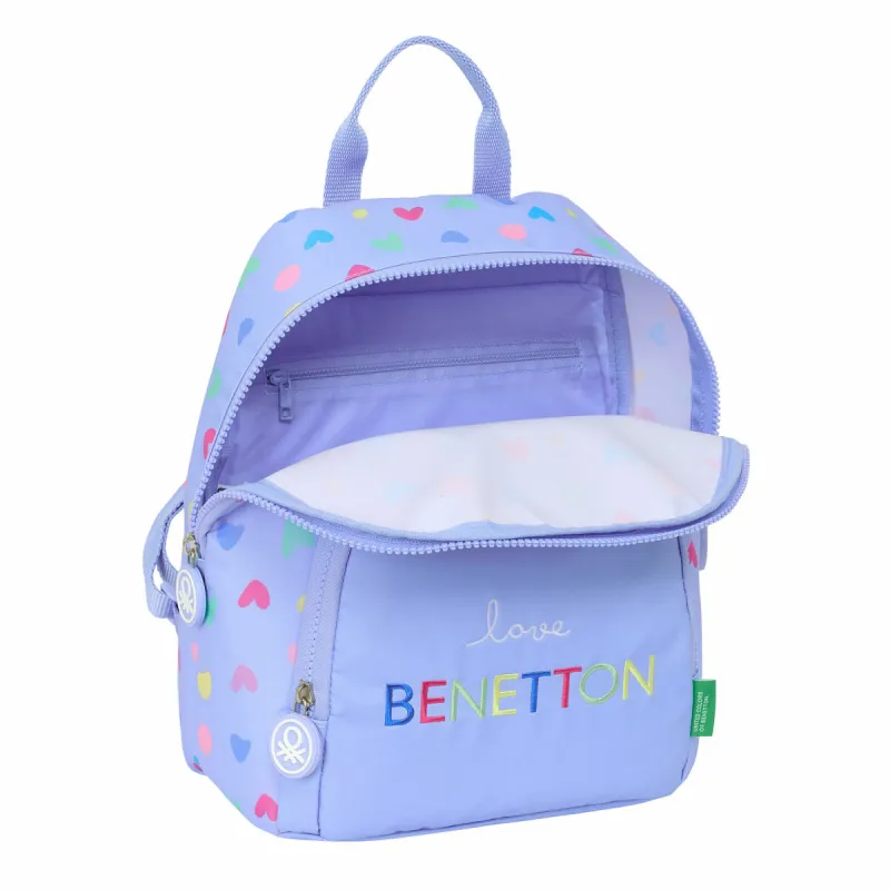Повседневный рюкзак Benetton Lila Лиловый 25 x 30 x 13 cm