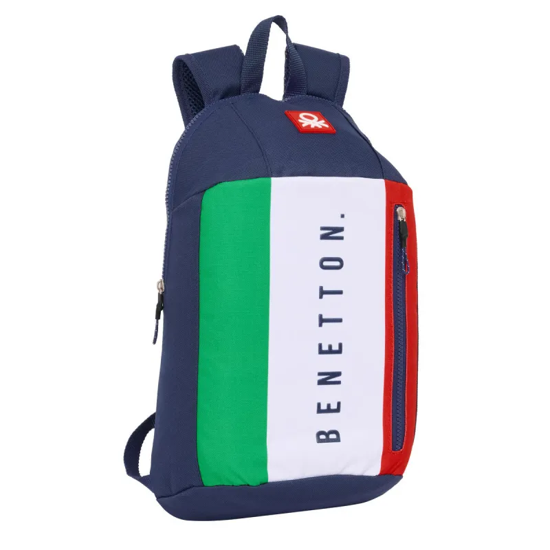 Ikdienas Mugursoma Benetton Flag Tumši Zils 22 x 39 x 10 cm