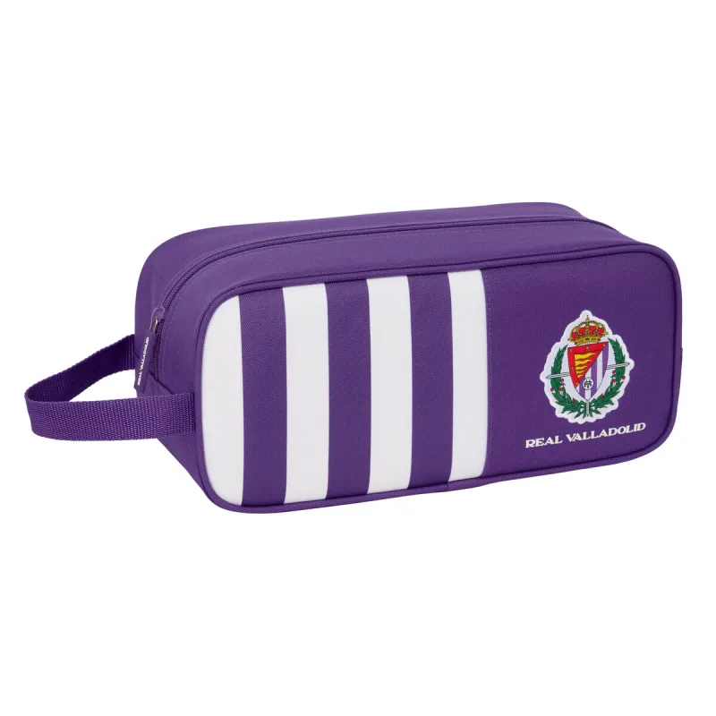 Kelioninis šlepečių laikiklis Real Valladolid C.F. Balta Purpurinė 34 x 15 x 14 cm
