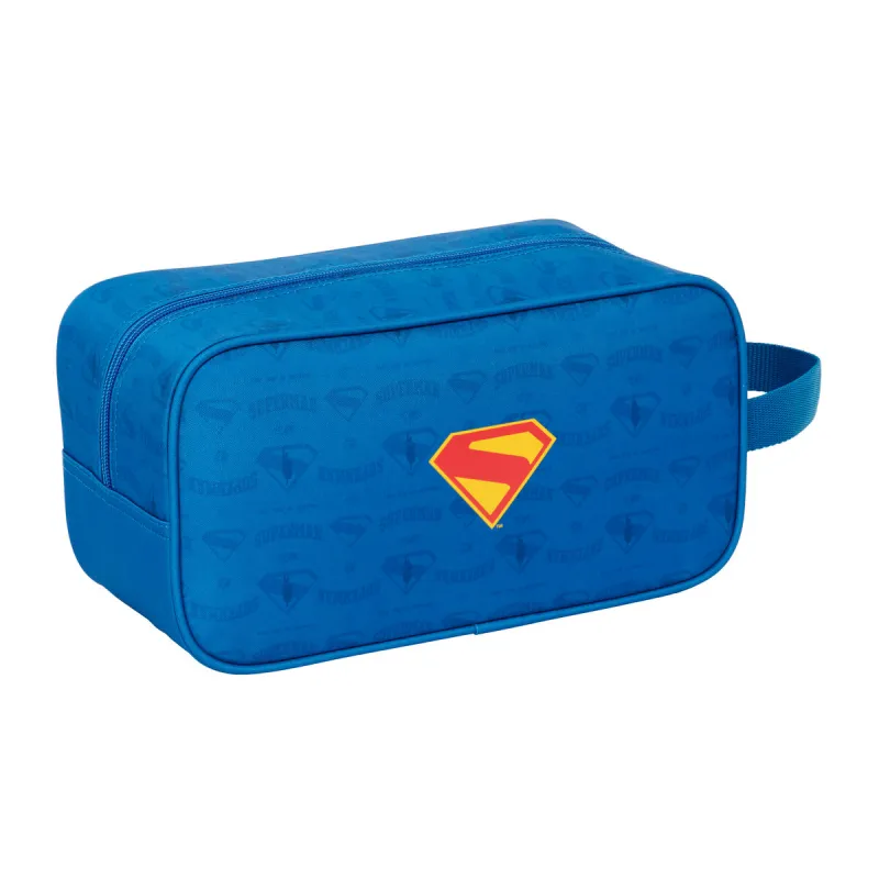 Ceļojuma Čību Turētājs Superman Zils 29 x 15 x 14 cm