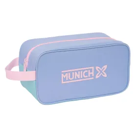 Kelioninis šlepečių laikiklis Munich Mellow Mėlyna Rožinė Celeste 29 x 15 x 14 cm