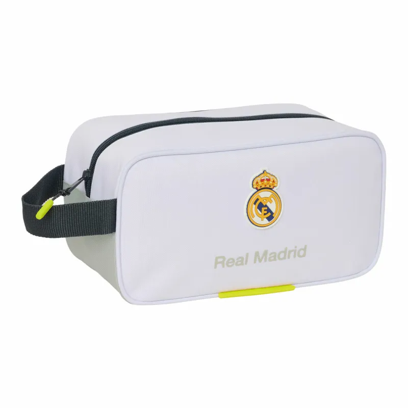 Kotelo matkatohveleille Real Madrid C.F. Valkoinen 29 x 15 x 14 cm