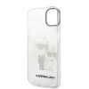 Karl Lagerfeld IML Glitter NFT Karl & Choupette - Case for iPhone 14 Plus (Clear)