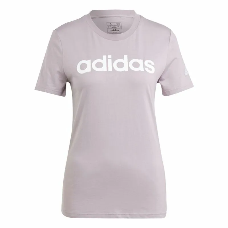 Футболка с коротким рукавом женская Adidas Linear (XS)