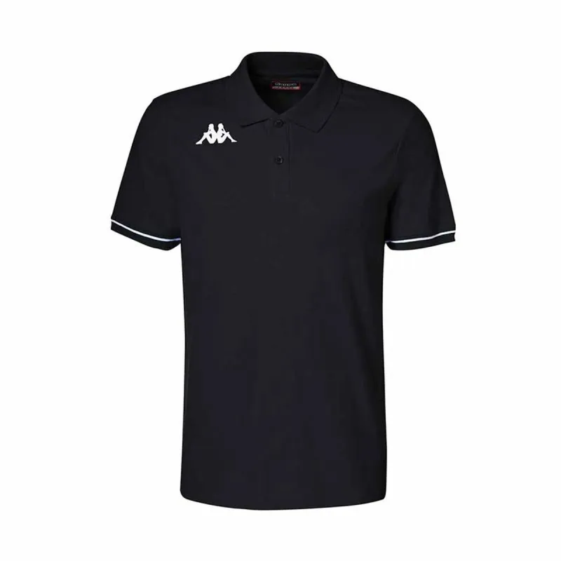 Miesten lyhythihainen poolopaita Kappa Kappa Barli Musta 4XL