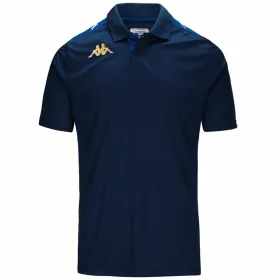 Miesten lyhythihainen poolopaita Kappa 4Futbol Ghiolo Sininen 2XL