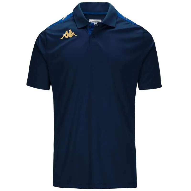 Поло с коротким рукавом мужское Kappa 4Futbol Ghiolo Синий 2XL