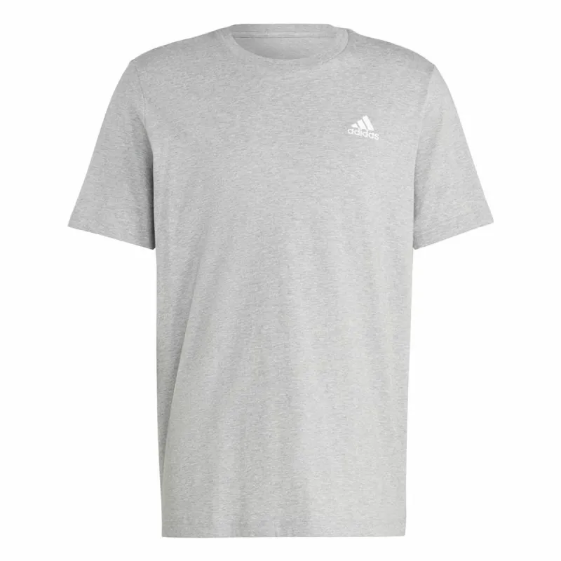 Vyriški marškinėliai su trumpomis rankovėmis Adidas Essentials Šviesiai pilka S