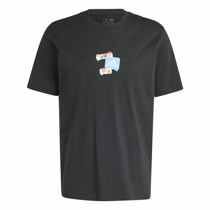 Vīriešu Krekls ar Īsām Piedurknēm Adidas Remoji Graphic L