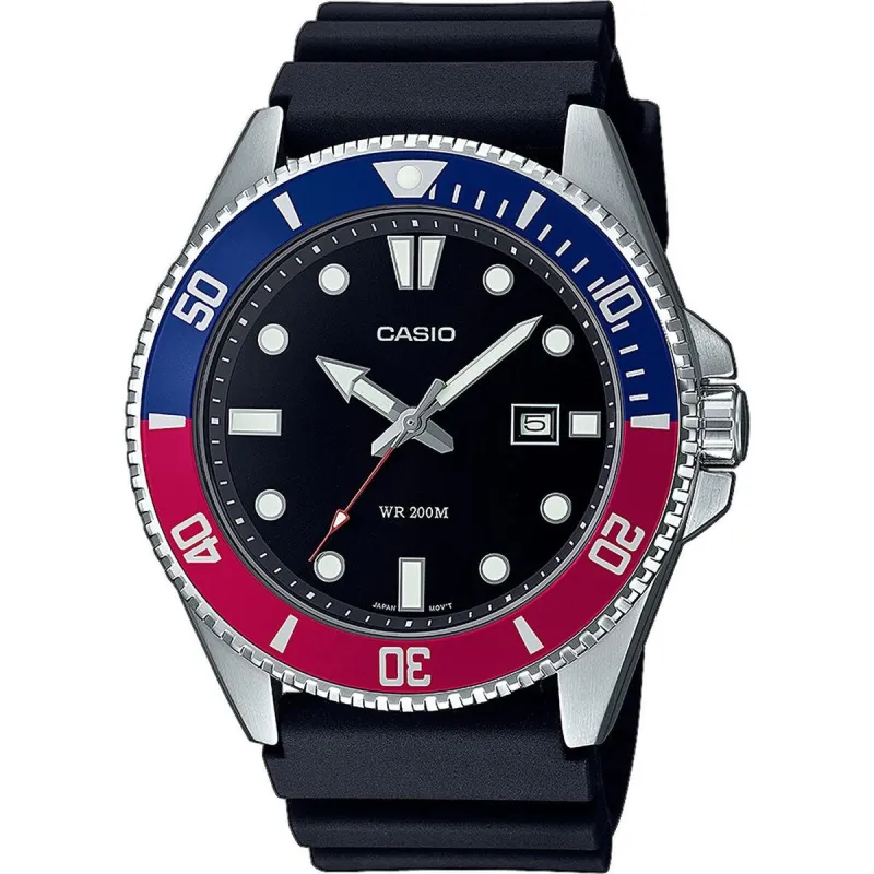 Miesten rannekellot Casio Mdv-107-1A3Vef Musta