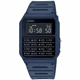 Unisex Watch Casio CALCULATOR Blue Black (Ø 35 mm)