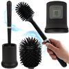 Silicone bathroom brush black Ruhhy 25882