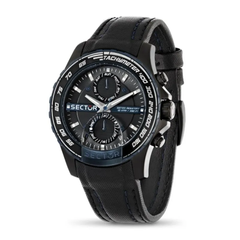Laikrodis vyrams Sector R3251577003 Juoda