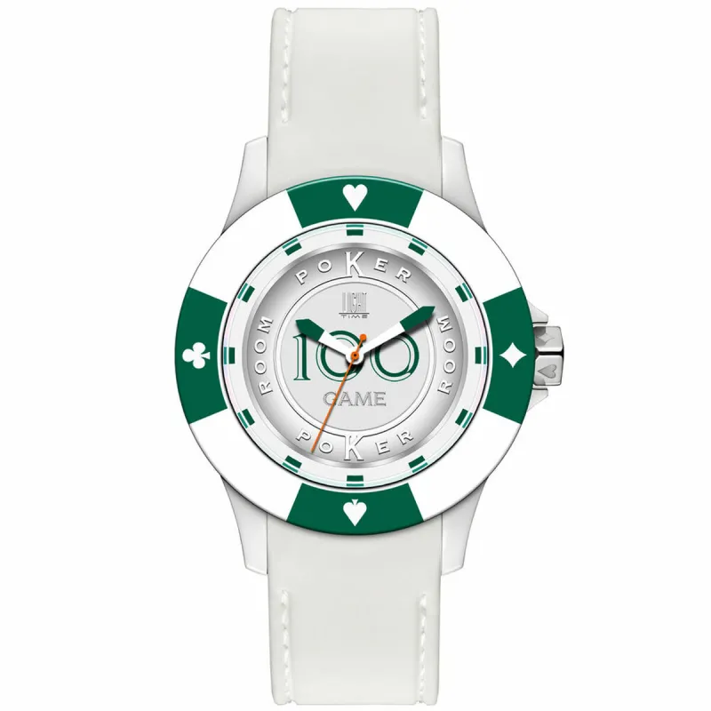 Unisex Watch Light Time POKER (Ø 41 mm)