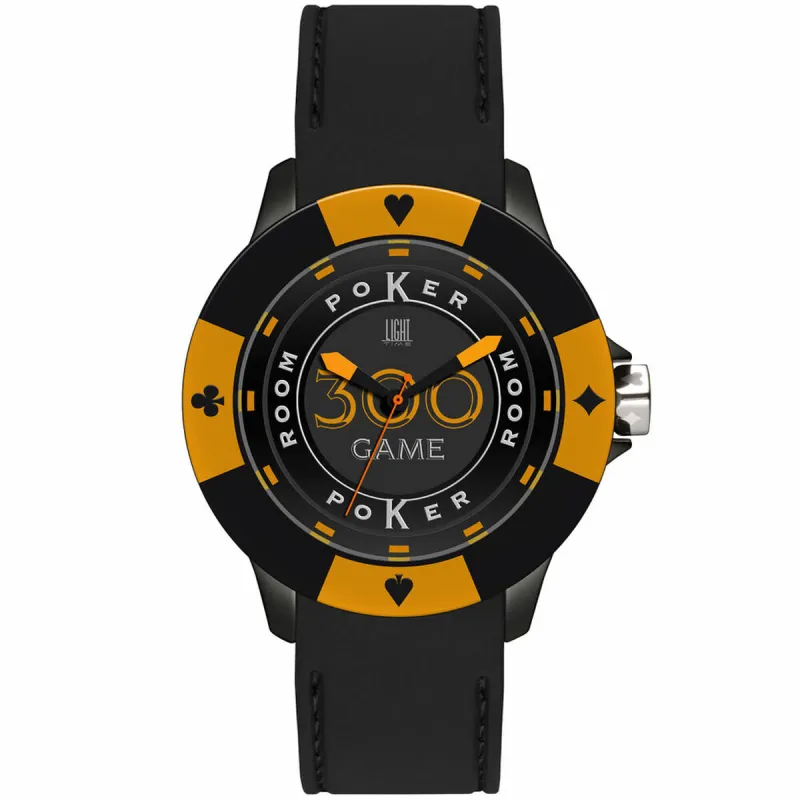 Abiejų lyčių laikrodis Light Time POKER (Ø 41 mm)