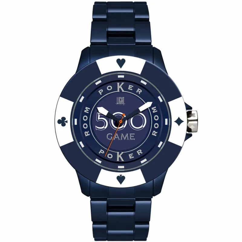 Unisex kellot Light Time POKER (Ø 41 mm)