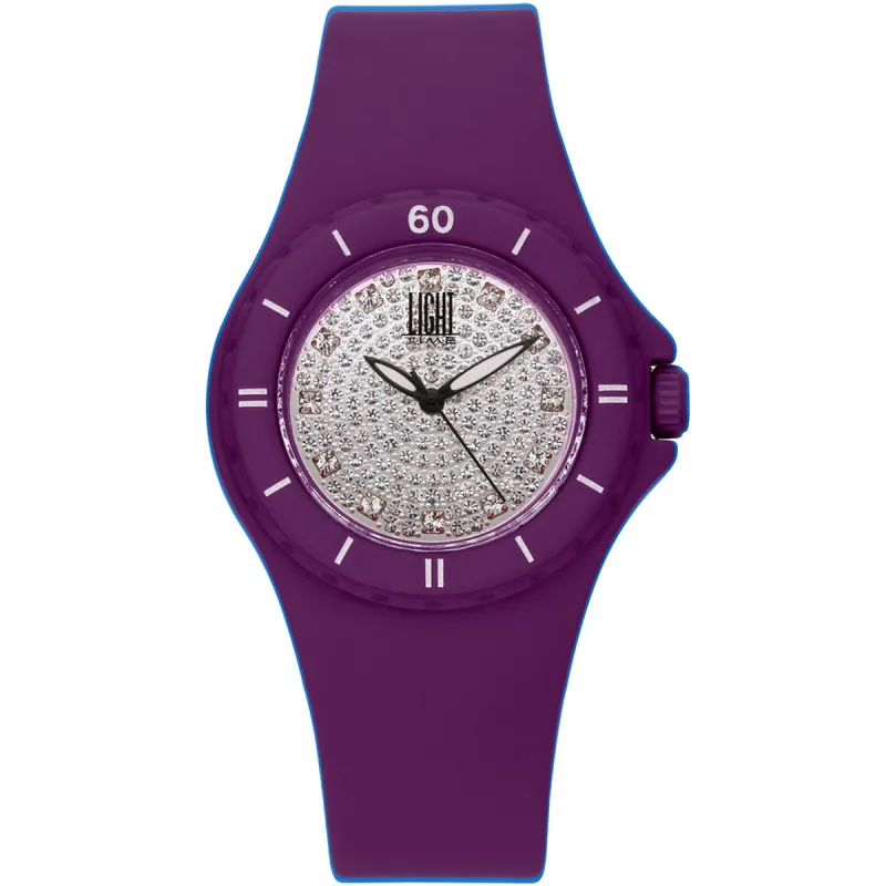 Naiste Kell Light Time SILICON STRASS (Ø 36 mm)
