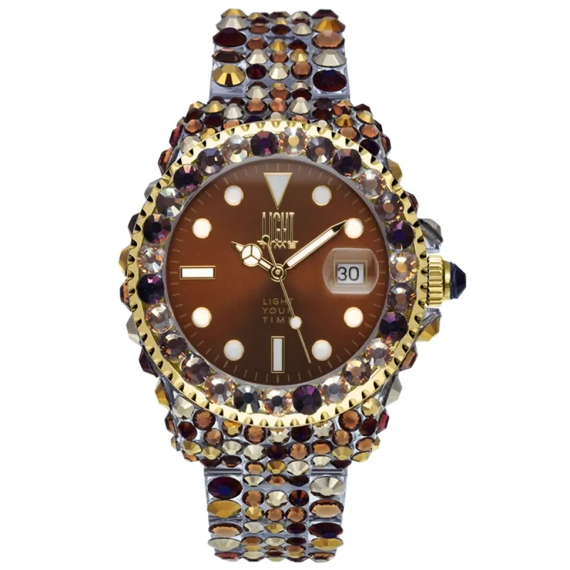 Naisten rannekellot Light Time MEDITERRANEO (Ø 39 mm)