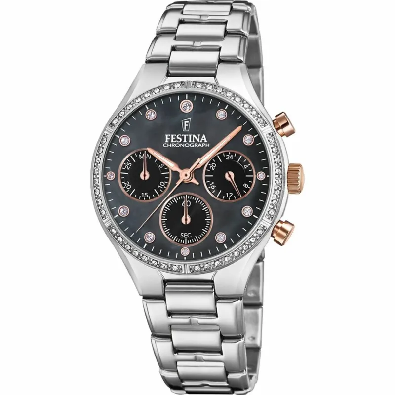 Laikrodis vyrams Festina F20401/4 Ø 36 mm Juoda Sidabras