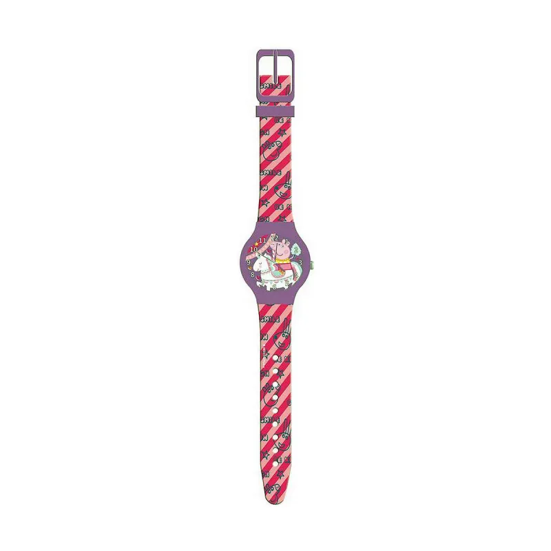 Zīdaiņu Pulkstenis Peppa Pig 482608 - PLASTIC BOX (Ø 32 mm)