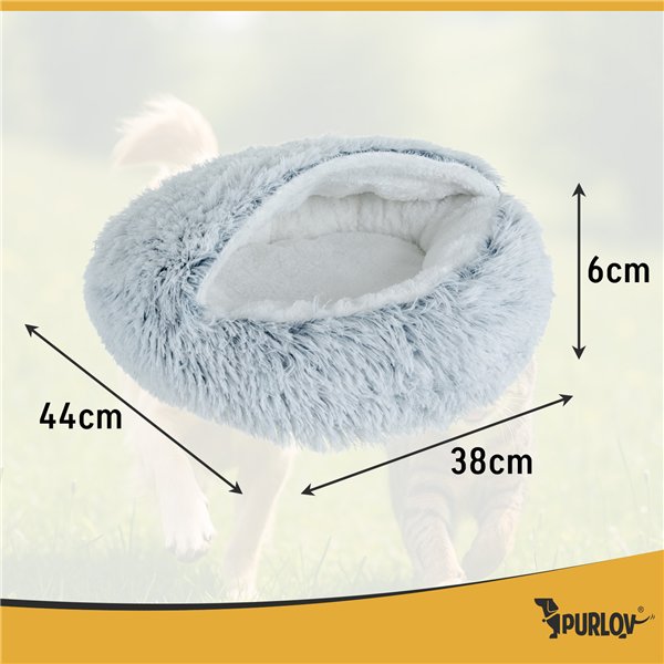 Dog/cat bed - plush Purlov 26583